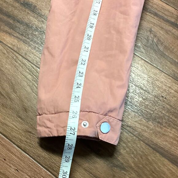 Guess Boyd Parka Fishtail Hem Hooded Jacket Men's Large in Cameo Brown Washed - Picture 10 of 12